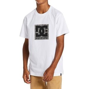 DC Shoes DC Square Star Fill T-shirt, korte mouwen, voor jongens, kinderen, 8-16 jaar