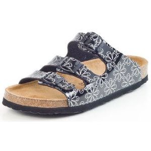 Dr. Brinkmann Damesslippers, zwart, zwart, zilver, 42 EU