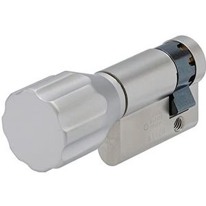 ABUS Halfcilinder 10/K30 – halve cilinder met ronde knop voor het vergrendelen zonder sleutel