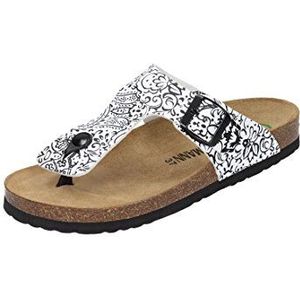 Dr. Brinkmann Damesslippers, wit, 40 EU