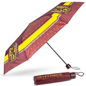 Windbestendige Harry Potter-paraplu - BONNYCO | Maroon Compacte Paraplu met Versterkte Structuur | Opvouwbare Ombrel voor Tas Rugzak of Reizen | Mini-ombrel's voor Dames Heren Originele Geschenken