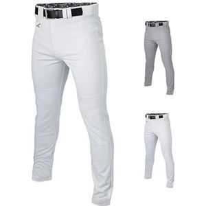 Easton Men's Standard Full-Length Relaxed Fit Baseball Pants, White, X-Large