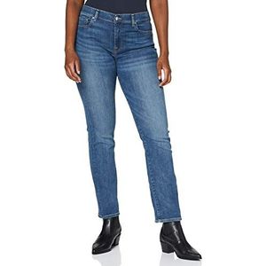 7 For All Mankind Rechte jeans voor dames, Mid Blauw, S