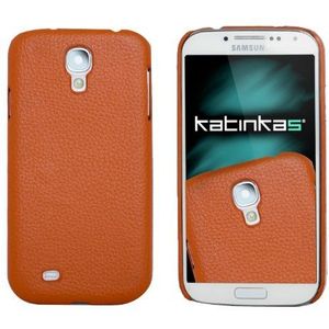 Katinkas Design Cover voor Samsung Galaxy S4 leer oranje