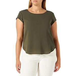ONLY dames T-Shirt Onlvic S/S Solid Top Noos Wvn, groen (kalamata), 38