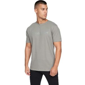 Crosshatch Heren MCCLAY T-shirt, Khaki, X-Large, kaki, XL