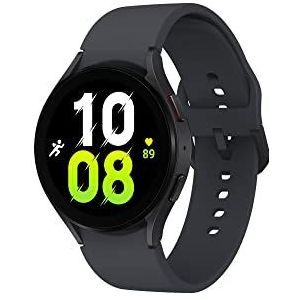 Samsung Galaxy Watch5 Smartwatch, gezondheidsbewaking, sporthorloge, duurzame batterij, 4G, 44 mm, grafiet, 1 jaar garantie [Amazon uitgesloten] - Franse versie