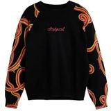 Trui met slangenmouwen