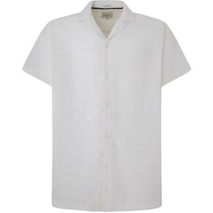 Pepe Jeans Heren Pamber Shirt, Wit (Wit), XS, Wit (wit), XS