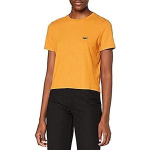 Gianni Kavanagh Gold Core Short Sleeve Ribbed Tee dames T-shirt