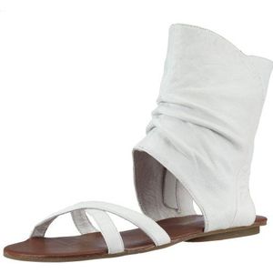 Buffalo Sheep Leather 309-7942 Damessandalen, wit, wit, 36 EU