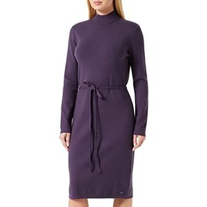 Mexx Casual damesjurk met mock nek, dark purple, M