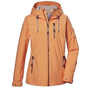 G.I.G.A. DX dames Softshell jas/outdoorjas met capuchon GS 74 WMN SFTSHLL JCKT, hellapricot, 40, 43052-000