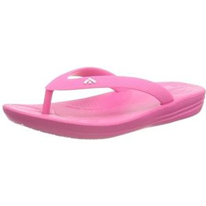 Fitflop Iqushion Ergonomische teenslippers voor kinderen, uniseks, roze jam, 17 EU