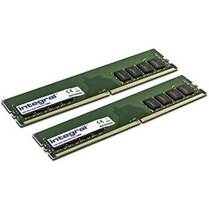 Integral 16 GB (2x 8 GB) DDR4 RAM 2400 MHz DIMM Desktop Computer Geheugenmodule Kit
