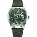 Timberland Heren analoog kwartshorloge met leren armband TDWGN2237504, groen, Modern