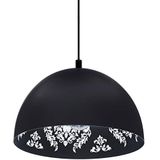 EGLO Congresbury Hanglamp - E27 - Ø 38 cm - Zwart/Wit