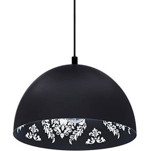 EGLO Congresbury Hanglamp - E27 - Ø 38 cm - Zwart/Wit