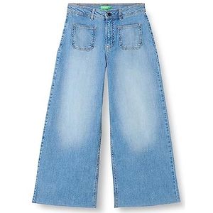 United Colors of Benetton Broek 4GZ7DE011 jeans, lichtblauw denim 902, 48 dames, lichtblauw denim 902, 44 NL