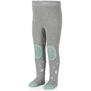 Sterntaler Krabbelstrumpfhose Stanley Panty, uniseks, baby, Zilvermix, 74 cm