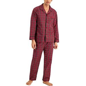 Hanes Men's Woven Plain-Weave Pajama Set