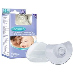 Lansinoh Contact Nipple Shields with Case (24mm Large)