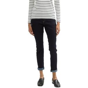 Stretch - Slimfit Broek - Effen - Denim - Rinsed/dark Washed