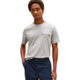 Tommy Hilfiger - Shirt - Navy - Ronde Hals - Kwartmouw