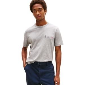 Tommy Hilfiger - Shirt - Navy - Ronde Hals - Kwartmouw