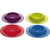 Colourworks KitchenCraft kleurrijke eierdopjes set, 4-delig - silicone, 9 x 9 x 4,2 cm