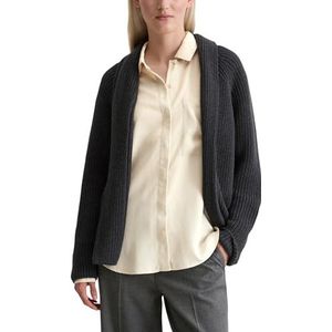 Marc O'Polo - Gebreid Vest - Donkergrijs - Knitwear