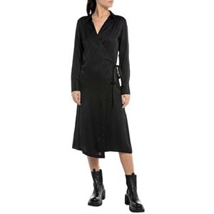 Replay Wikkeljurk voor dames, 098 Black, M