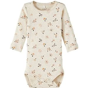 Bestseller A/s NBFOSHA LS Body, Peyote Melange, 56 cm