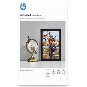 HP Advanced Photo Paper, glanzend, 250 g/m2, A4, 25 vellen
