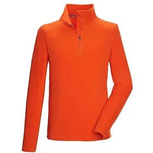 Killtec - KSW 99 MN FLC SHRT - Fleeceshirt - Donkeroranje - Heren - Warm en Comfortabel
