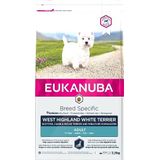 Eukanuba Breed Specific West Highland Terrier droogvoer - optimaal op het ras afgestemd premium hondenvoer met kip, 2,5 kg