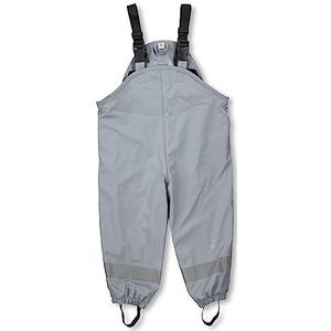 Sterntaler Uniseks regenbroek voor kinderen, gevoerde regenbroek, lichtgrijs, 128 cm