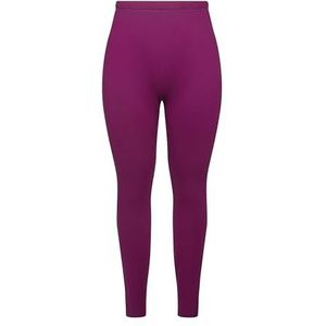 Ulla Popken Dames grote maten grote maten plus size ski-functionele leggings sneldrogend extra warm, Bessenroze, 32W / 32L