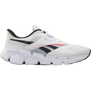 Reebok Unisex Zig DYNAMICA 5 Sneaker, FTWWHT/CBLACK/DYNRED, 3.5 UK, Ftwwht Cblack Dynred, 35 EU