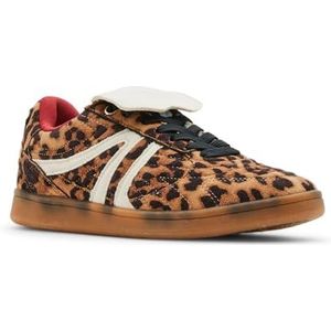 Steve Madden Dames Madrid Sneaker, Luipaard, 37 EU