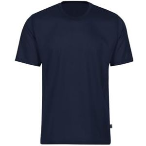 Trigema - Model 236202 - T-shirt - Blauw - Rekbaar - Machinewasbaar