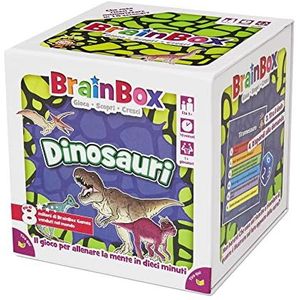 Asmodee - BrainBox: Dinosaurus (2022), spel voor het leren en trainen van de geest, 1+ speler, 5+ jaar oud, in het Duits