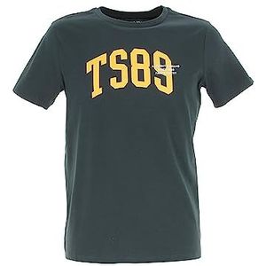 Teddy Smith T- Live MC Jr T-shirt voor jongens, Scarabisch groen, 10 Jaar