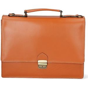 FELIPA Unisex handtas briefcase, cognac, cognac