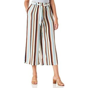 TOM TAILOR Denim Dames Culotte met strepen 1031408, 29574 - Multicolor Vertical Stripe, M
