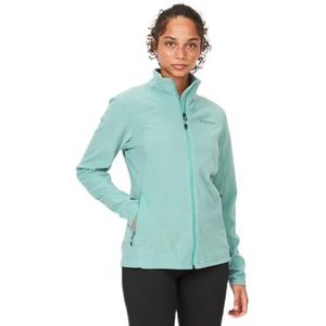 Marmot Dames Wm's Reactor Polartec jas, warme fleecejas, jas met volledige rits, ademend, windbestendige bodywarmer, blauwe agave, S