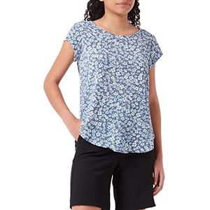 ONLY ONLVIC S/S AOP TOP NOOS PTM T-shirt voor dames, vintage indigo/AOP: Ranch Flower, 38