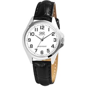 Q&Q Dames analoog digitaal automatisch horloge met armband S7233095, Meerkleurig, Riemen.