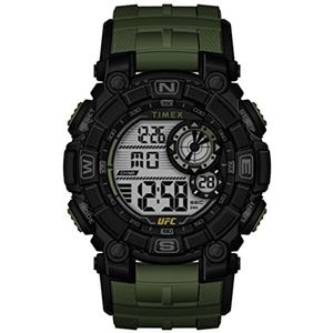 Timex Digitaal herenhorloge met plastic band UFC Redemption, Groen, armband