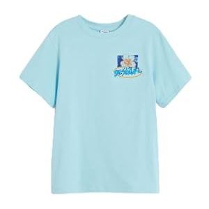 Desigual TS_Beach T-shirt voor kinderen, Blauw, 10 jaar